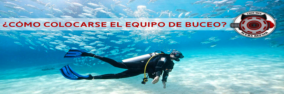 Cómo colocarse el equipo de buceo